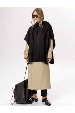 Пончо PiRS 6596 черный - фото 1