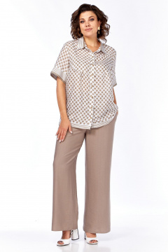 Блуза, брюки Matini 1.1319 бежевый - фото 1