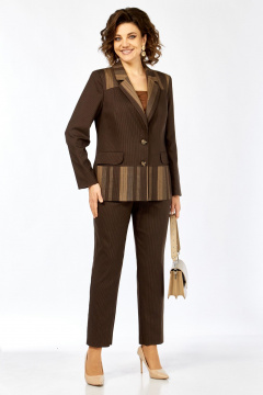 Брюки, жакет Matini 1.1364 коричневый - фото 5