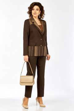 Брюки, жакет Matini 1.1364 коричневый - фото 4