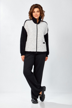 Бомбер, брюки Lady Secret 25227 беж+черный - фото 3