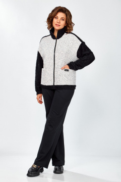 Бомбер, брюки Lady Secret 25227 беж+черный - фото 2