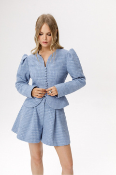 Жакет PiRS 6624 голубой - фото 3