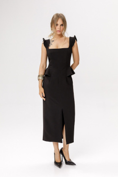 Платье PiRS 6638 черный - фото 1