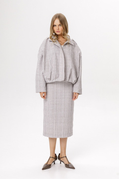 Бомбер PiRS 6667 серый - фото 4