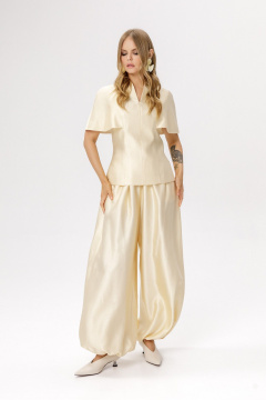 Брюки PiRS 6671 сливочный - фото 1