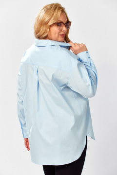 Рубашка Avenue 0343-1 светло-голубой - фото 5