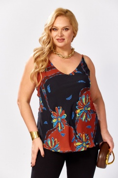 Топ Avenue 0346-2 дизайн_цветы_абстракция - фото 1