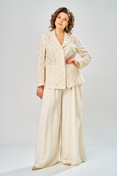 Брюки, жакет Диомант 2153 сливочное_масло - фото 3
