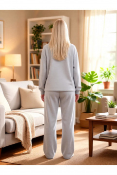 Брюки, джемпер Бобруйсктрикотаж 25744 серый - фото 4