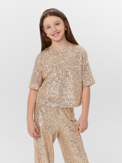 Блуза Mark Formelle 117945/25-37674Ц-16 золотистые_пайетки - фото 1