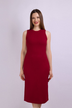 Платье Verally 479-1 темно-красный - фото 1