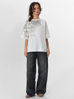 Футболка Mark Formelle 112961/24-29525П-0 белый_печать9_3_сл_на_пол_3_сл_на_ПР_рукаве - фото 1