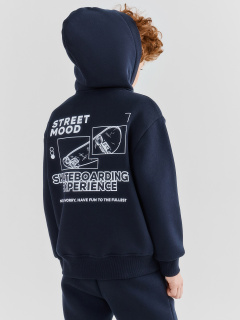 Толстовка Mark Formelle 363332/1/25Е-42069П-7П неви_печать1_2_сл_печ_на_спинке - фото 2