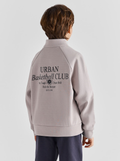 Толстовка Mark Formelle 363358/25-42031П-2 серый_пепел_печать_2_сл_на_пол_2_сл_на_спинке - фото 1