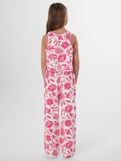 Брюки, топ Mark Formelle 397723/25-39433П-0 розовые_цветы_на_молочном - фото 2