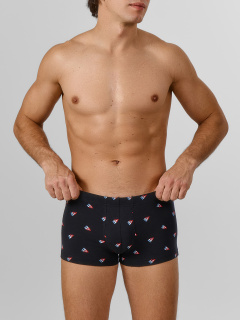 Трусы Mark Formelle 411229-2/25-5165П-5 узор_на_черном_пыльный.голубой - фото 1