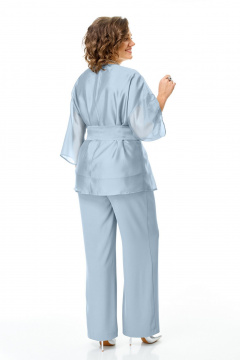 Блуза, брюки, топ VI ORO VR-1262 голубой_дым - фото 4