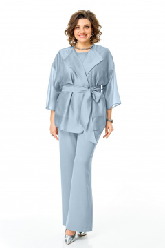 Блуза, брюки, топ VI ORO VR-1262 голубой_дым - фото 1