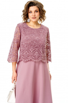 Платье VI ORO VR-1253 пыльная_роза - фото 5