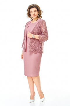 Кардиган, платье VI ORO VR-1254 пыльная_роза - фото 2