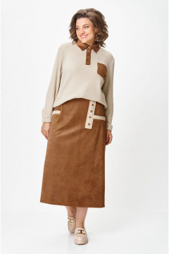 Блуза, юбка VIA-Mod 672 - фото 2