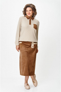 Блуза, юбка VIA-Mod 672 - фото 1