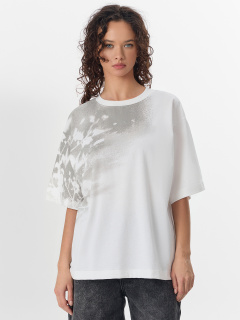 Футболка Mark Formelle 112961/24-29525П-0 белый_печать9_3_сл_на_пол_3_сл_на_ПР_рукаве - фото 1