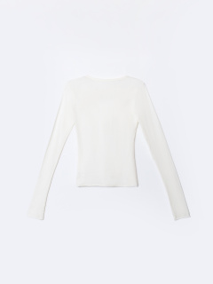 Лонгслив Mark Formelle 122526/25-33558Ц-0 молочный - фото 2