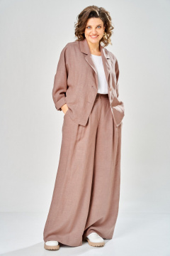 Брюки, жакет Диомант 2158 капучино - фото 2