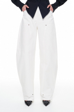 Брюки KaVaRi 3017 белый - фото 2
