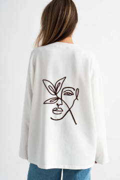 Лонгслив Mirolia 1225-20 молочный - фото 3