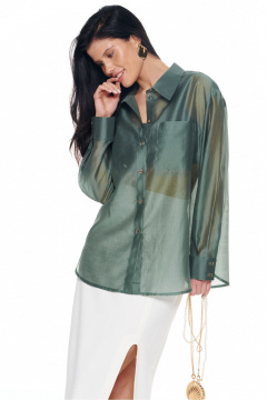 Рубашка KaVaRi 4028.2 зеленый - фото 4