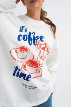 Лонгслив Mirolia 1225-17 кремовый - фото 2