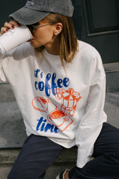 Лонгслив Mirolia 1225-17 кремовый - фото 1