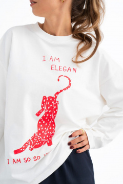 Лонгслив Mirolia 1225-19 кремовый - фото 2