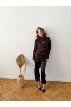 Брюки THE.WOMAN 0425 черный - фото 1