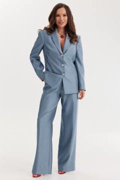 Брюки, жакет Магия моды 2659 сине-голубой - фото 2