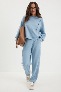 Брюки, свитшот Магия моды 2684 голубой - фото 1