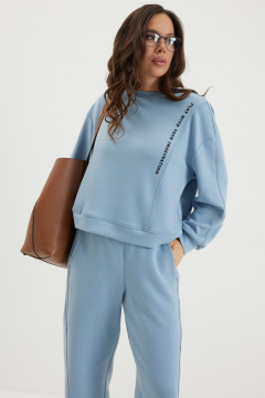 Брюки, свитшот Магия моды 2684 голубой - фото 4