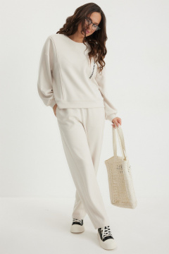 Брюки, свитшот Магия моды 2684 молочный - фото 2