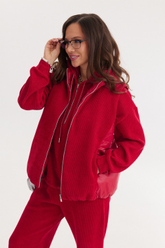 Брюки, жилет, худи Магия моды 2686 красный - фото 4