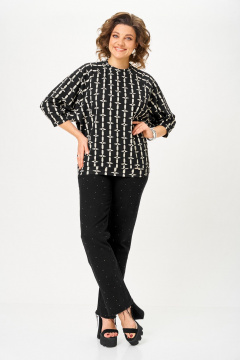 Джемпер Michel chic 782/1 черный_арабеск - фото 2