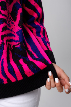 Джемпер BONADI BS23 черный-розовый - фото 2