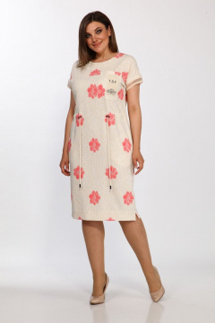 Lady Style Classic 2277/3 молоко-коралл