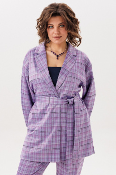 Брюки, жакет Anelli 1701-лавандовая_история - фото 2