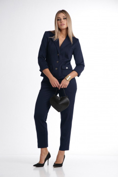 Брюки, жакет DOGGI 2848 т.синий - фото 3