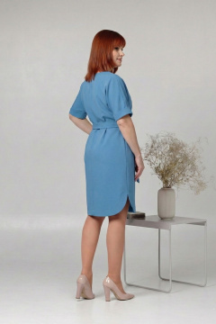 Платье Соджи 692 голубой - фото 2