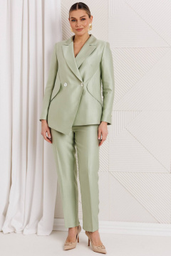 Брюки, жакет Мода Юрс 26-2970 ментол - фото 4