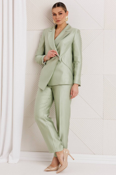 Брюки, жакет Мода Юрс 26-2970 ментол - фото 3